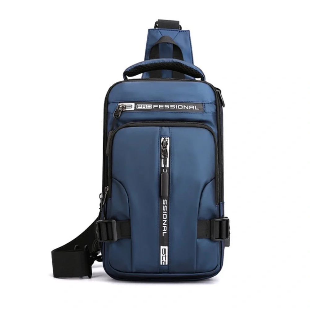 3 style men’s USB charging sidebag